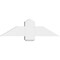 Ekena Millwork Eugene Architectural Grade PVC Gable Bracket, 36"W x 10 1/2"H x 4"D x 6"F, 7/12 Pitch GBP036X11X0406EUG00 - alternate 5